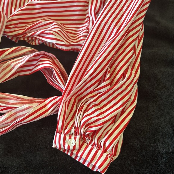 H&M Red Striped Top - Picture 4 of 6